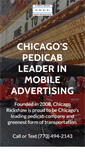 Mobile Screenshot of chicago-rickshaw.com