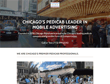 Tablet Screenshot of chicago-rickshaw.com